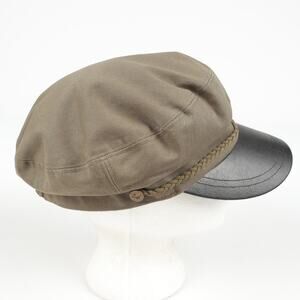 Peter Grimm 100% Cotton Captain Cabbie Military Army Cap Hat Black Olive Red